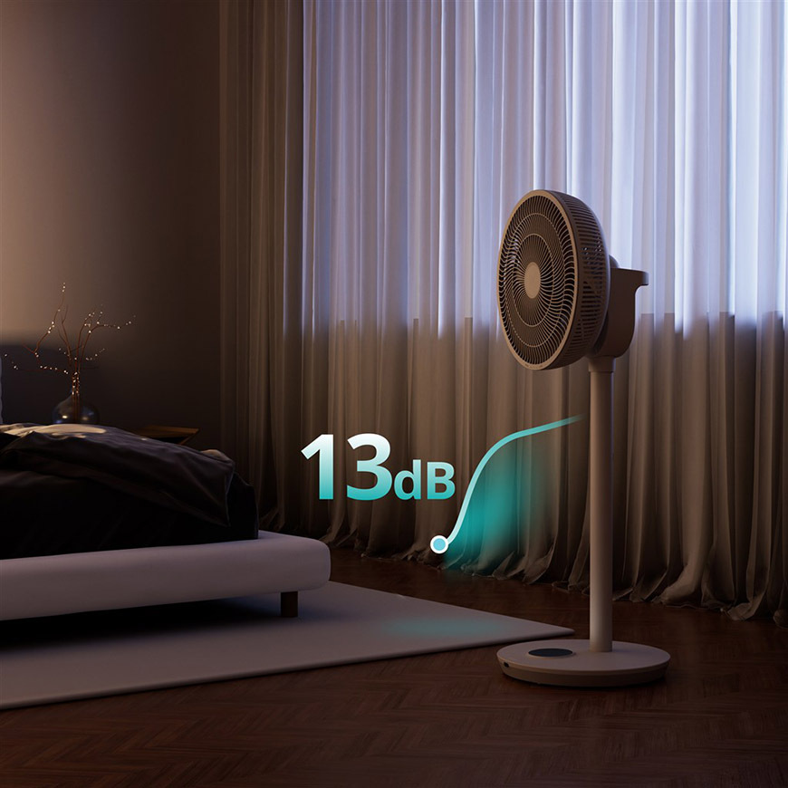 Ventilátor stojanový Duux DXCF74 Whisper Flex 2 Smart Grey sivý Ventilátor stojanový Duux DXCF74 Whisper Flex 2 Smart Grey