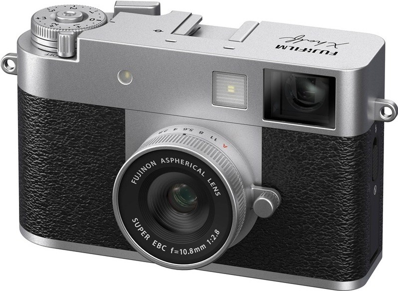 Kompaktný fotoaparát Fujifilm X half, strieborná farba