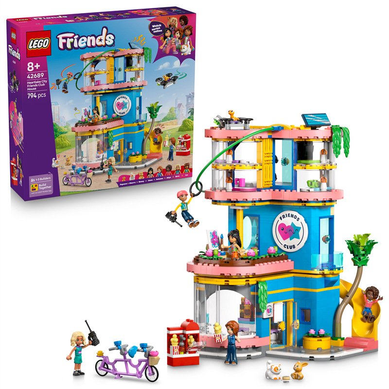Stavebnica LEGO® Friends 42689 Klubovňa pre kamarátov v mestečku Heartlake