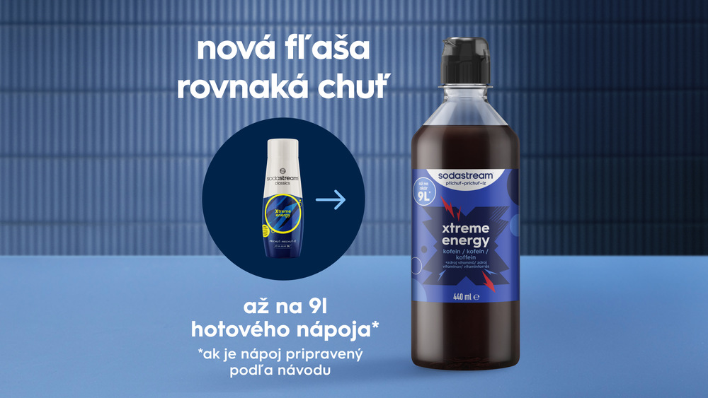 Nový a lepší vzhled Sodastream