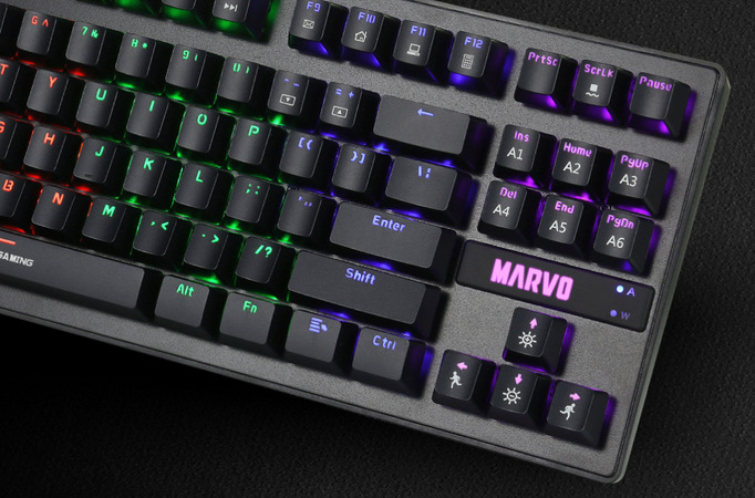 Klávesnica Marvo KG901, CZ/SK čierna