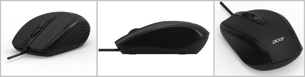 Myš Acer Wired Optical čierna