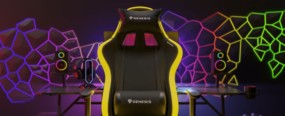 Herná stolička Genesis TRIT 500 RGB čierna Genesis TRIT 500 RGB