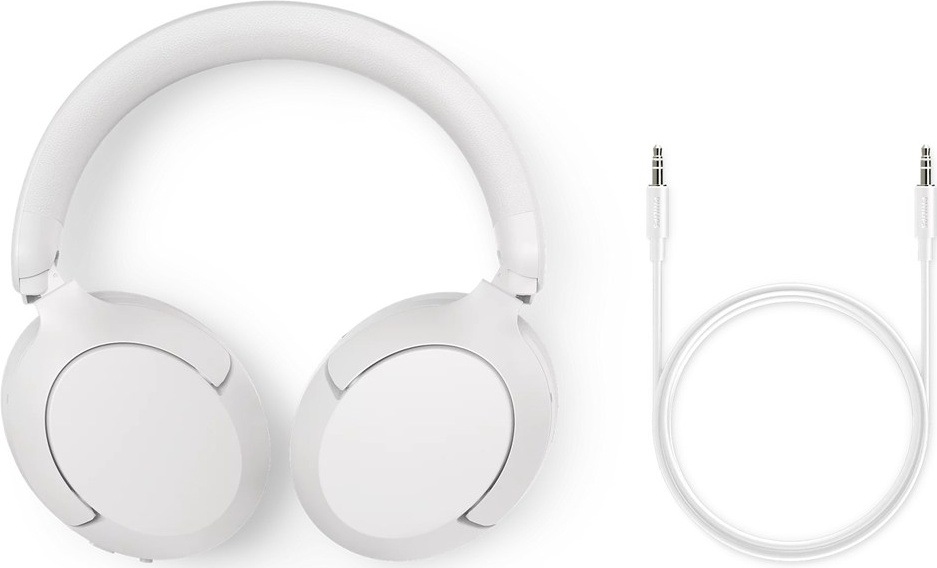 Slúchadlá Philips TAH6000WT/00 biela Slúchadlá Philips a kábel s 3,5 mm konektorom