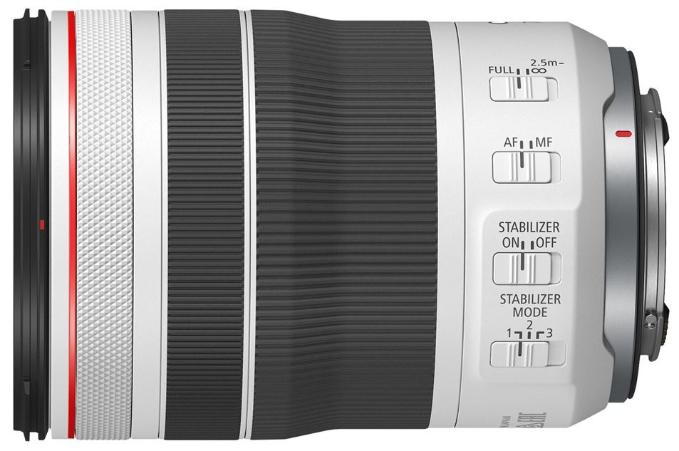 Objektív Canon RF 70-200 mm F/4L IS USM čierny/biely