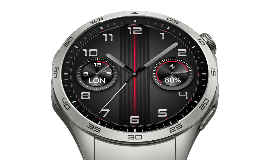 Inteligentné hodinky Huawei Watch GT 4 46 mm - Silver + Green Strap