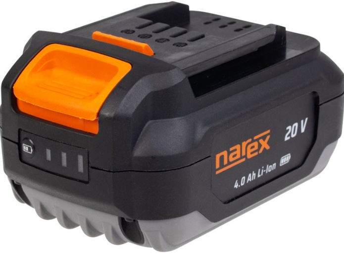 Akumulátor Narex Camouflage AP24 20 V 4 Ah v čierno-oranžovom prevedení pre náradie NAREX