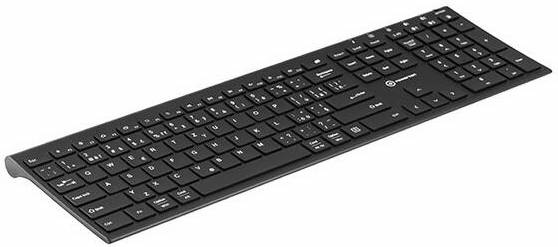 Klávesnica Powerton UltraSlim, CZ/SK čierna Klávesnica Powerton UltraSlim, CZ/SK čierna