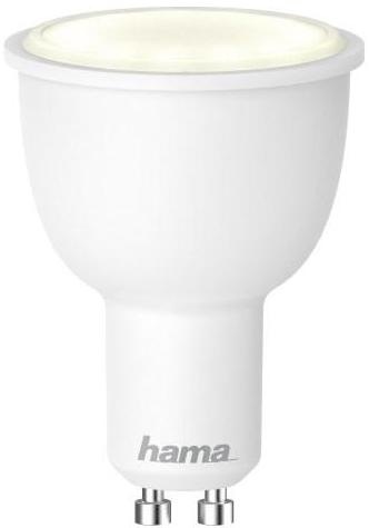 Inteligentná žiarovka Hama SMART WiFi LED, GU10, 4,5 W, biela, stmievateľná
