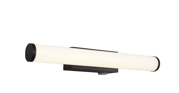 Nástenné svietidlo TRIO Mattimo, 40 cm, čierna