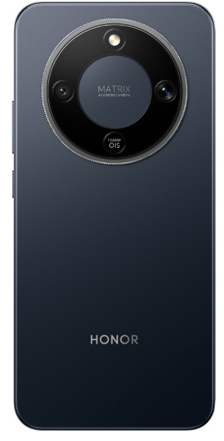 Mobilný telefón HONOR Magic8 Lite 5G 8 GB / 256 GB čierny Detail zadného fotoaparátu HONOR Magic8 Lite 5G s rozlíšením 108 Mpx a optickou stabilizáciou