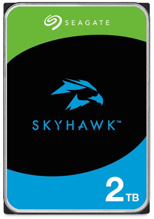 Interný pevný disk Seagate SkyHawk, čierna farba