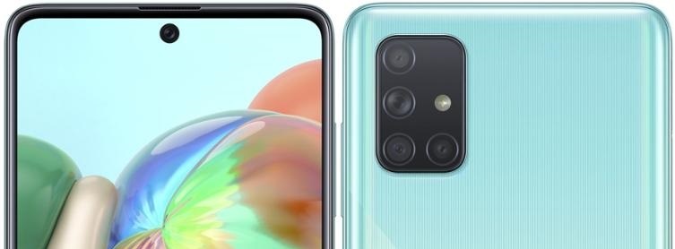 Mobilný telefón Samsung Galaxy A71 SK modrý