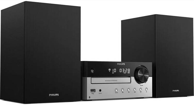 Mikro HiFi systém Philips TAM4205 čierny/strieborný