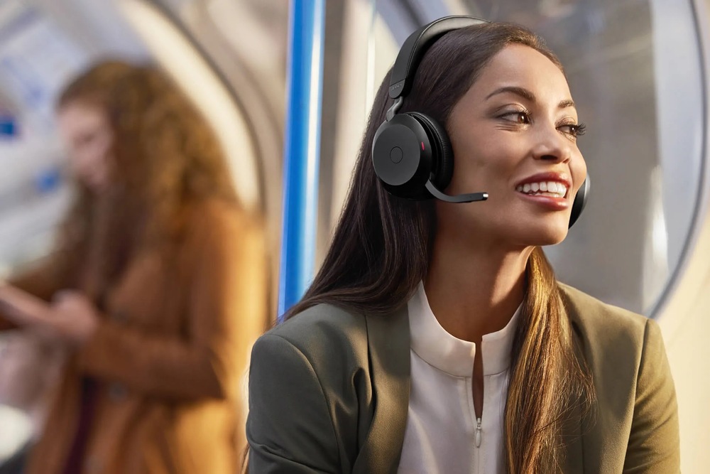 Headset Jabra Evolve2 75, USB-A, MS Stereo Stand čierny