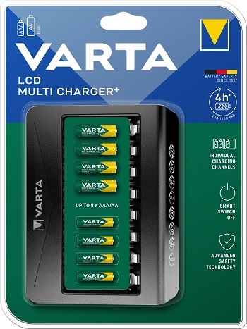 Nabíjačka Varta LCD Multi Charger pre 8x AA/AAA