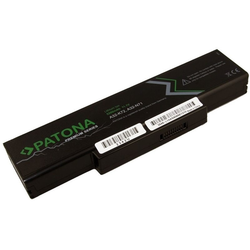 Batéria PATONA pre ASUS A32-K72 5200mAh Li-Ion 11,1 V PREMIUM Batéria PATONA pre ASUS A32-K72 5200mAh Li-Ion 11,1 V PREMIUM