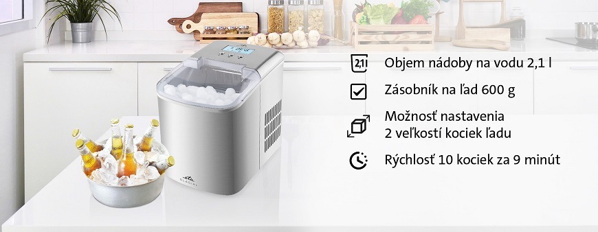 Výrobník ľadu ETA 878490000 nerez Výrobník ladu ETA878490000, nerez