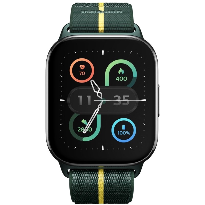 Inteligentné hodinky Motorola Moto Watch Fit čierne/zelené