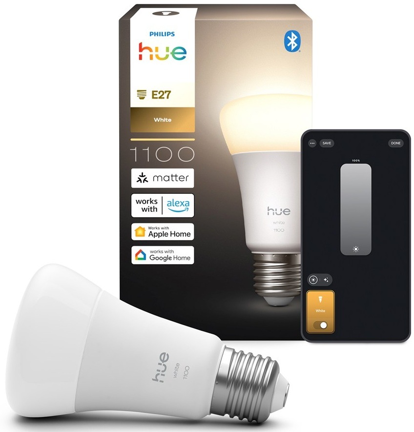 Inteligentná žiarovka Philips Hue Bluetooth, E27, 1100 lm, White PHI929003856101_02