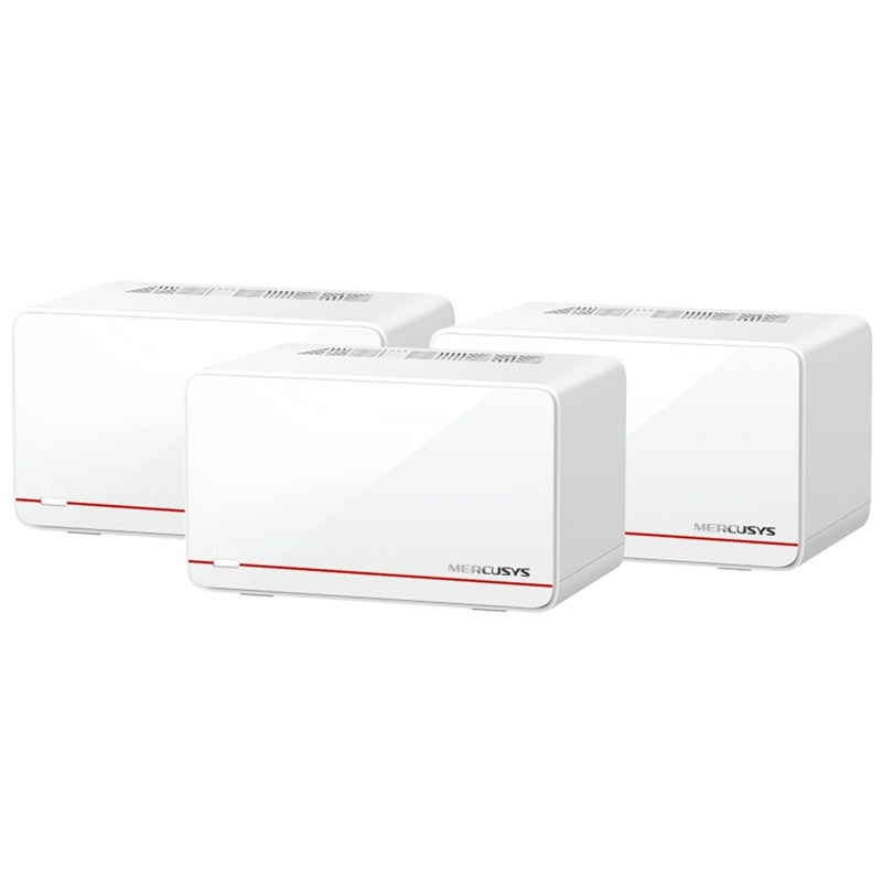 Komplexný Wi-Fi systém Mercusys Halo H37BE (3-pack) - biela farba
