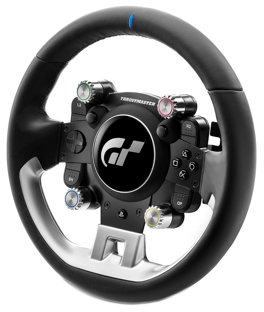 Volant Thrustmaster GT Wheel Add-on pro PC , PS5/4 čierny Samostatný veniec volantu s koženým poťahom a otočnými voličmi