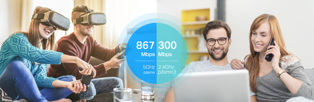 Router TP-Link Archer C6U čierny
