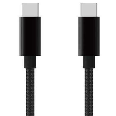 Kábel WG USB-C/USB-C, 50 cm čierny