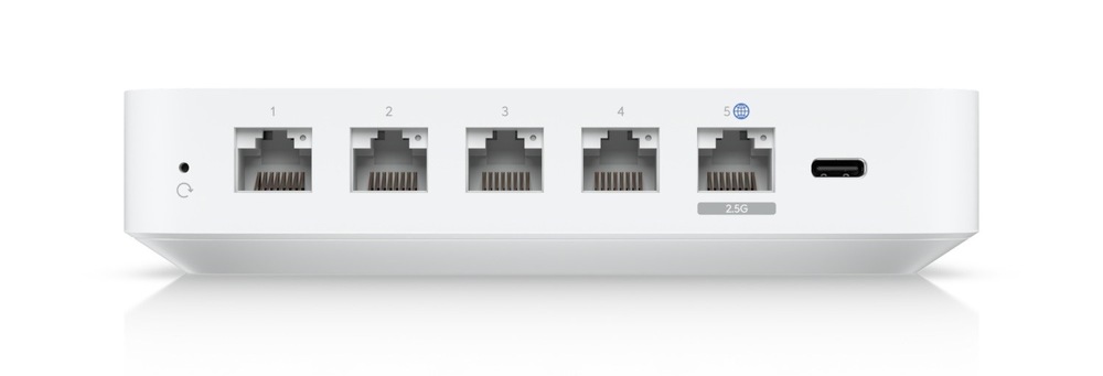 Prístupový bod (AP) Ubiquiti UniFi Cloud Gateway Ultra (UCG-Ultra) biely
