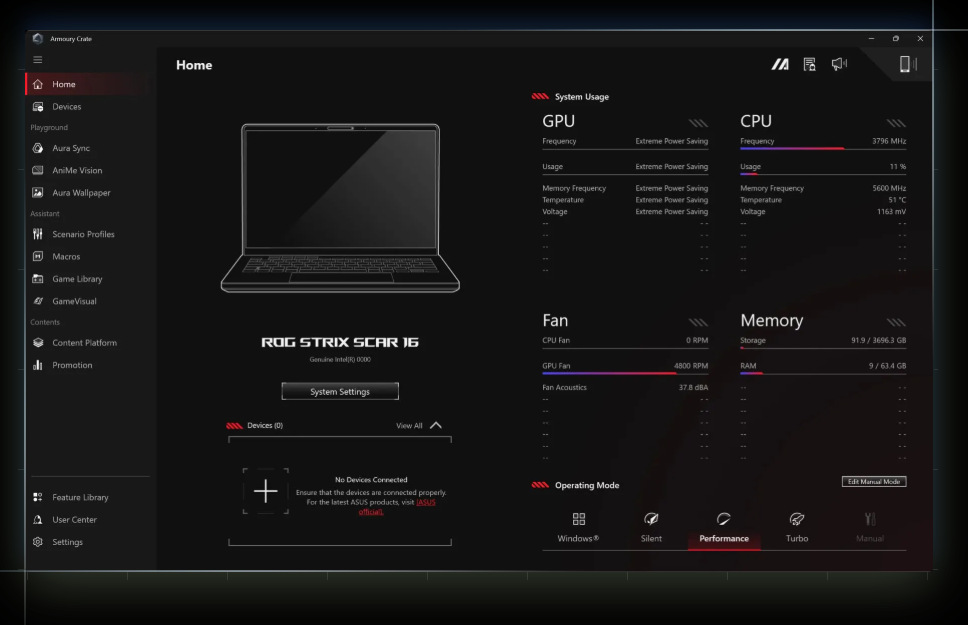 Notebook Asus ROG Strix G16 (2025) sivý