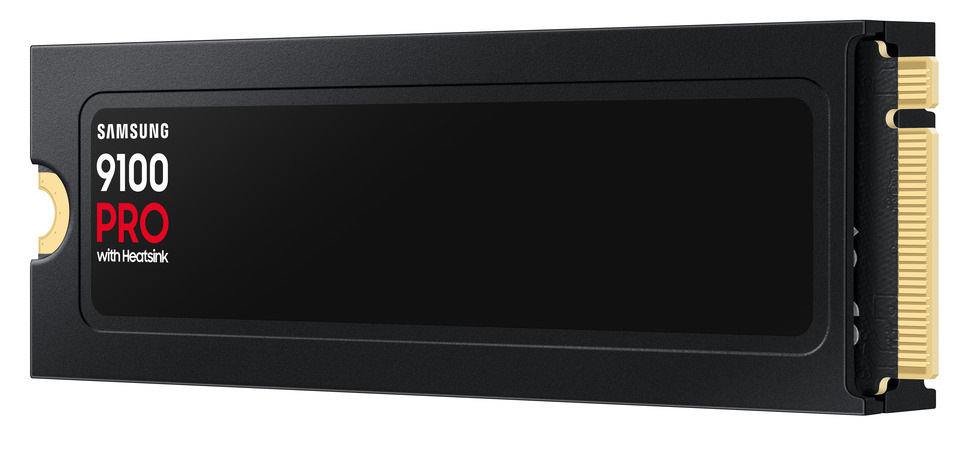 SSD Samsung 9100 PRO 2 TB with Heatsink PCIe 5.0 NVMe čierny