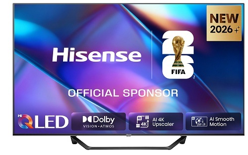 Televízia Hisense 43A7S s farbami na displeji