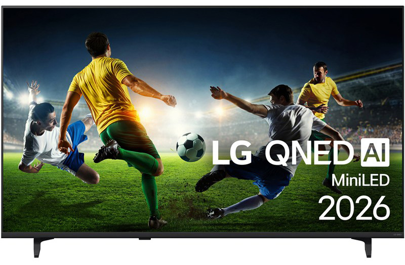 Chytrá televízia LG 75QNED7EB s AI funkciami, čierna farba