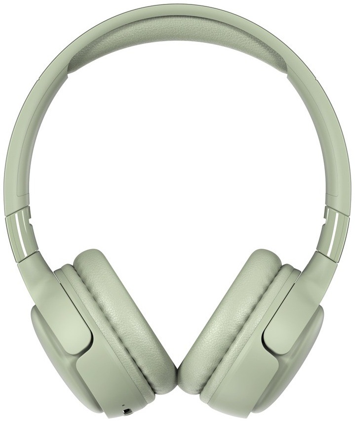 Slúchadlá HONOR CHOICE Headphones Lite zelená Pohľad spredu na slúchadlá so symetrickými náušníkmi a čelenkou.