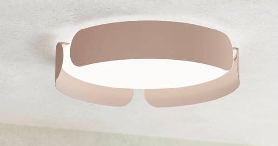 LED stropné svietidlo Eglo Valcasotto hnedé