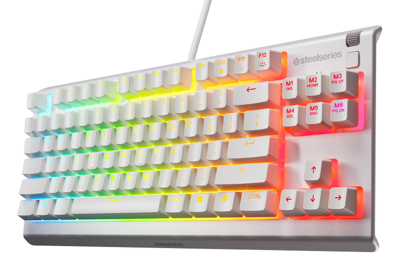 Klávesnica SteelSeries Apex 3 TKL US biela