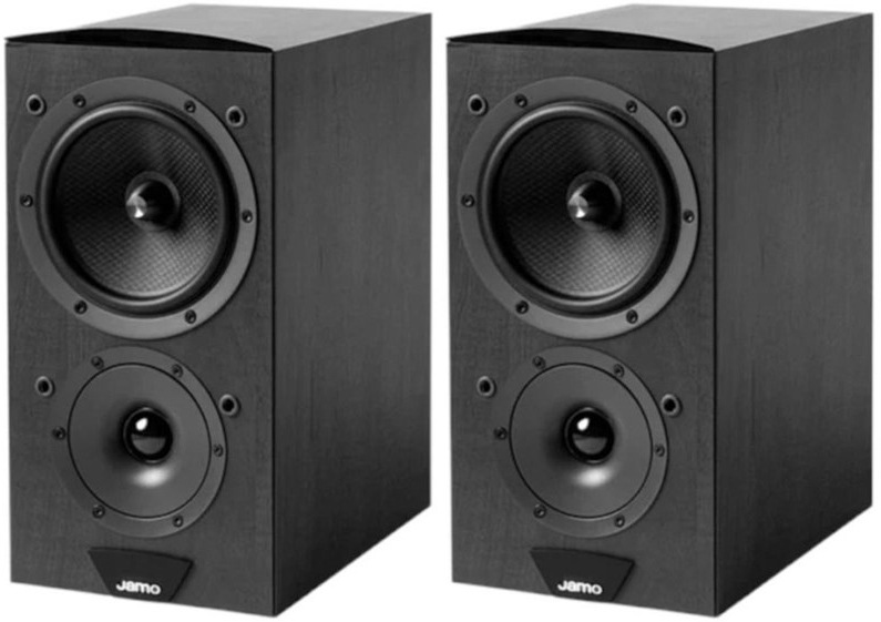 2 regálové reproduktory Jamo Concert C603 MKII, čierna farba