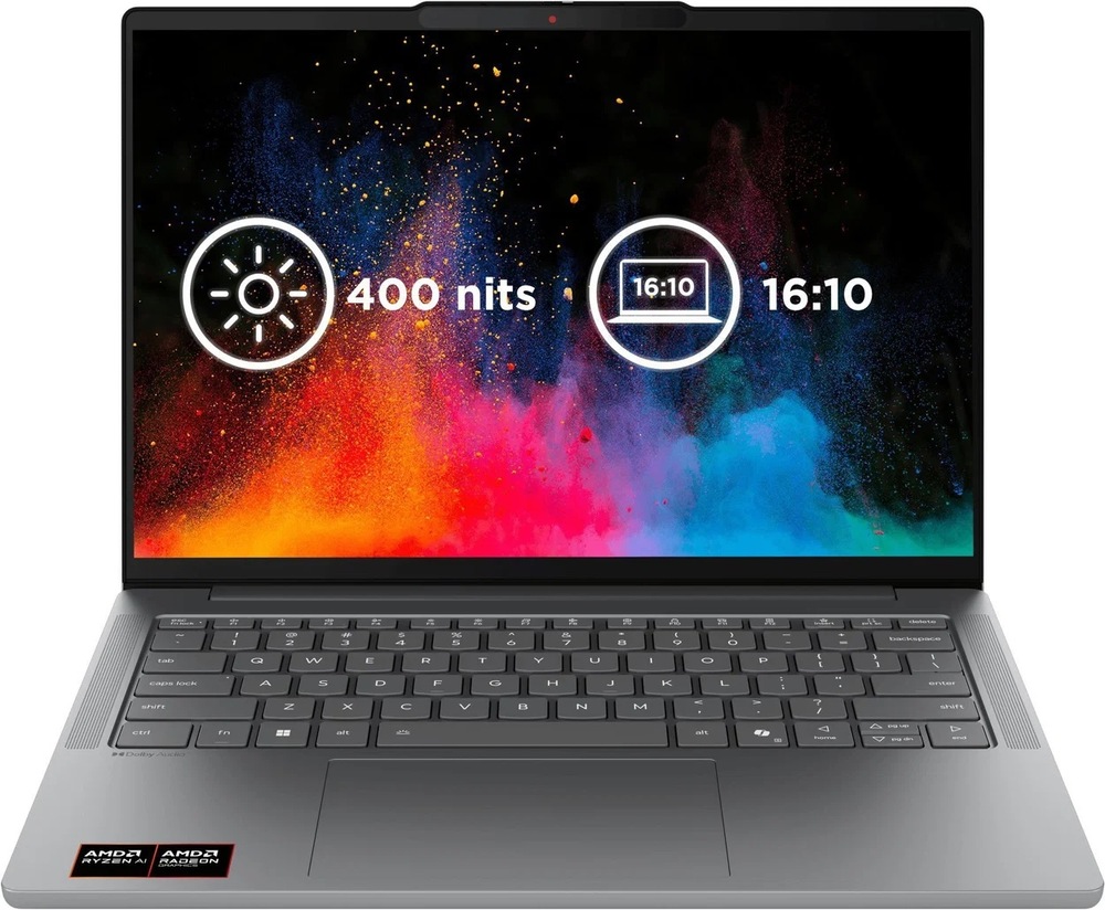 Notebook Lenovo IdeaPad Slim 5 14AHP11 v šedej farbe.
