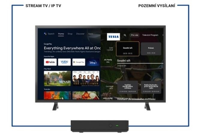 Multimediálne centrum Tesla MediaBox XT850, DVB-T2 čierny Multimediálne centrum Tesla MediaBox XT850, DVB-T2 čierny