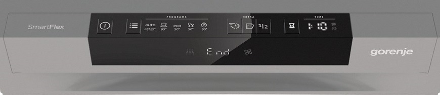 Umývačka riadu Gorenje Advanced GS541C10X nerez Umývačka riadu Gorenje GS541C10X, nerezová, detail