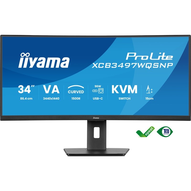 Monitor IIYAMA ProLite XCB3497WQSNP-B1 čierny Monitor IIYAMA ProLite XCB3497WQSNP-B1 čierny