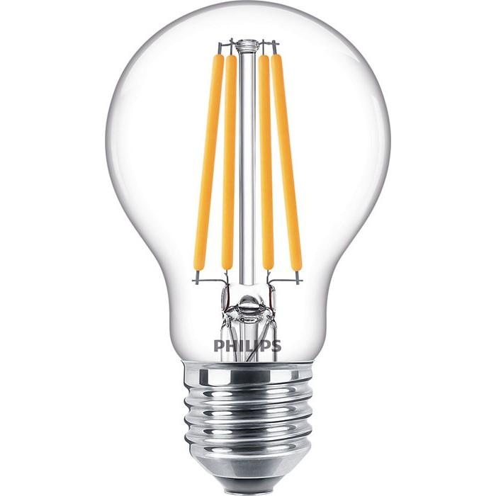LED žiarovka Philips klasik, 10,5W, E27, teplá biela