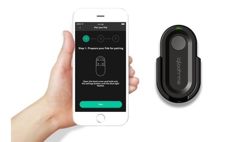 Čip Igloohome Key Fob - otvárač Igloohome zámkov čierny Čip Igloohome Key Fob - otvárač Igloohome zámkov čierny