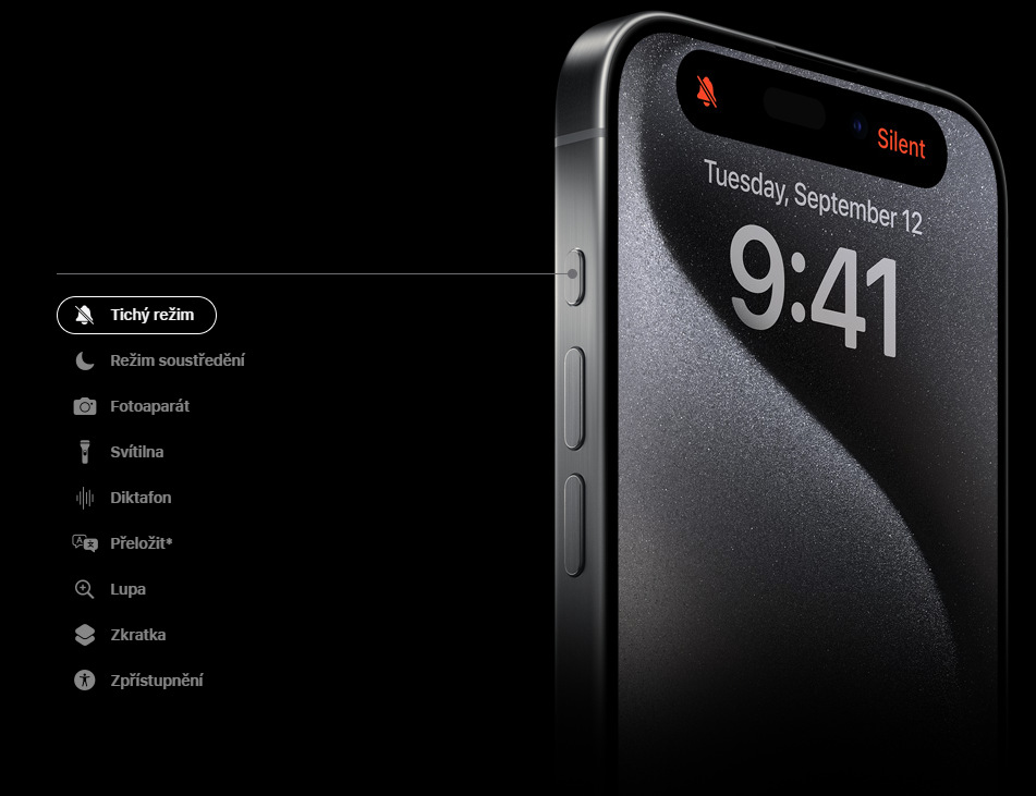 Mobilný telefón Apple iPhone 15 Pro 1TB čierny titán Mobilný telefón Apple iPhone 15 Pro 1TB čierny titán