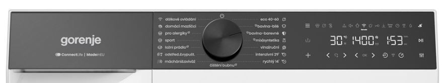 ovládací panel práčky Gorenje W694A1