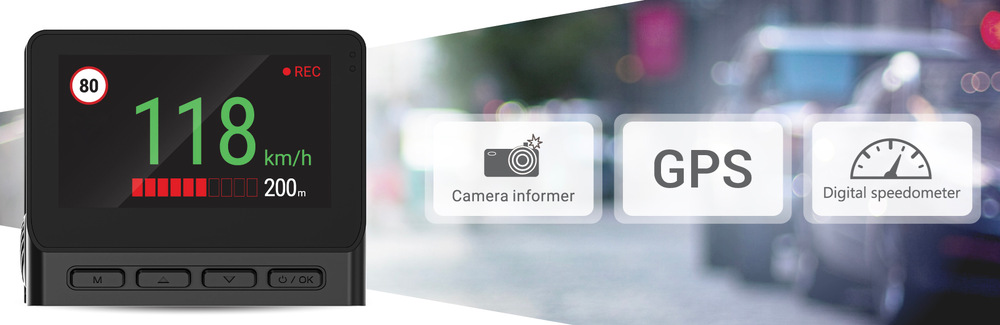 Autokamera NAVITEL RS985 GPS čierna Autokamera NAVITEL RS985 GPS čierna