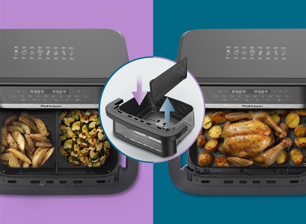 Fritéza teplovzdušná Rohnson R-2881, 11,5 l čierna Fritéza teplovzdušná Rohnson R-2881, 11,5 l čierna