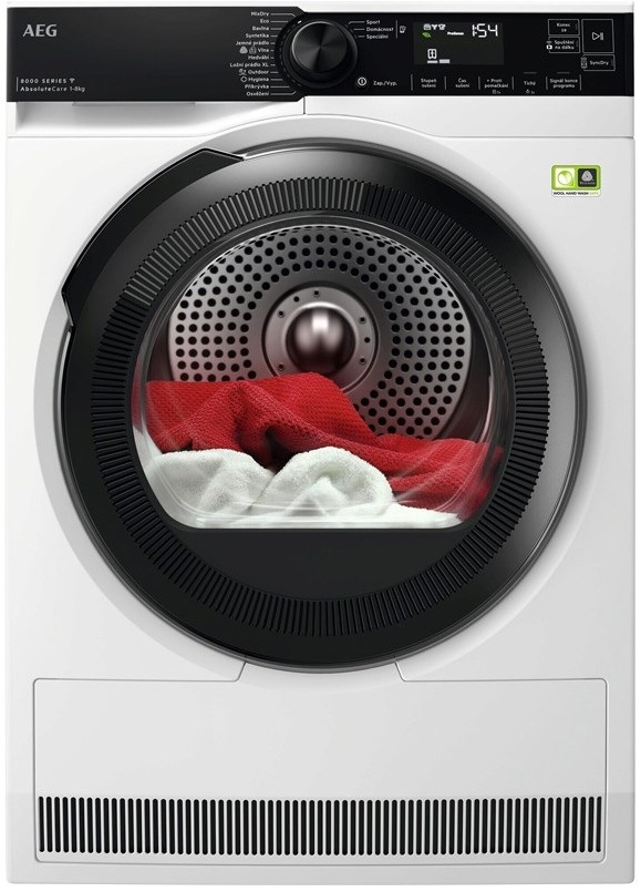 Sušička AEG TR8384CC radu 8000 AbsoluteCare, biela