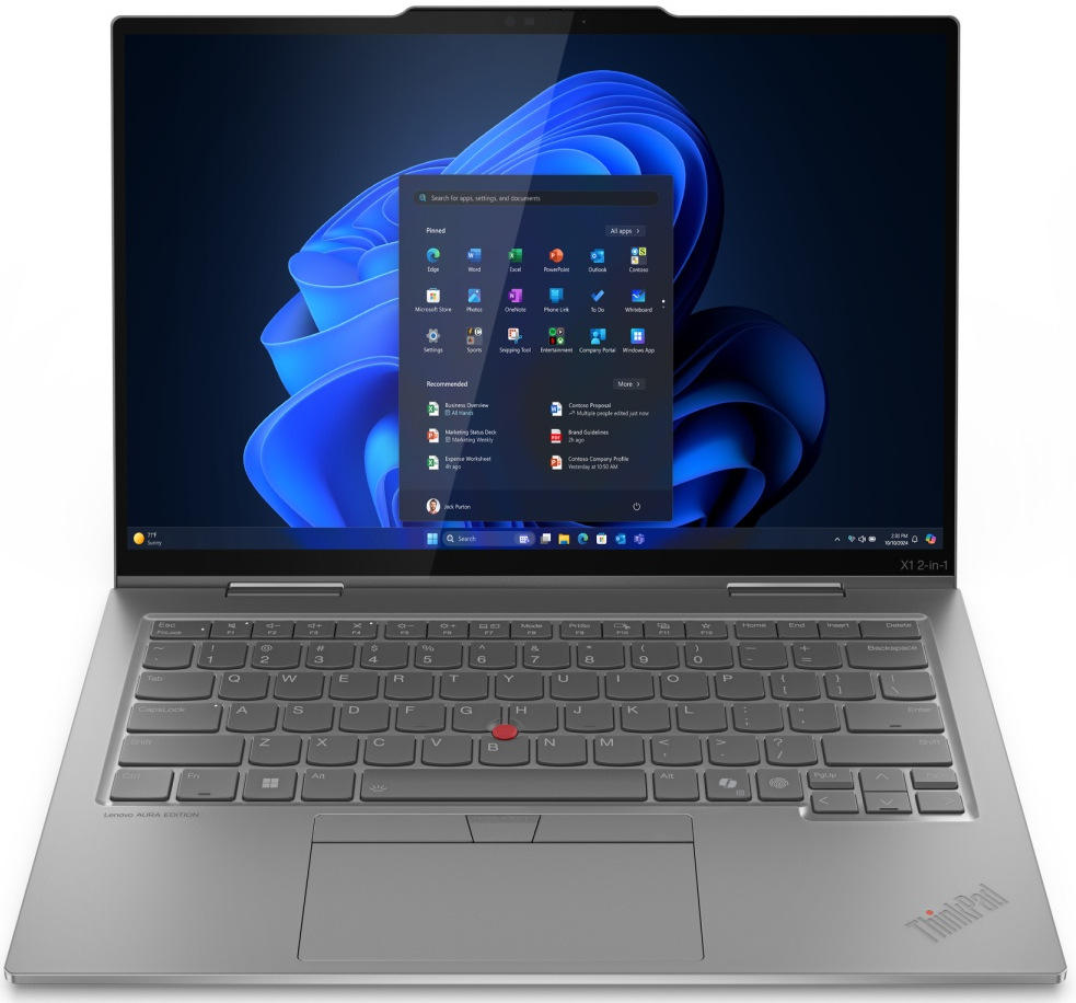 Notebook Lenovo ThinkPad X1 2-in-1 Gen 10 Aura Edition sivý Lenovo ThinkPad X1 2-in-1 Gen 10 Aura Edition, sivá