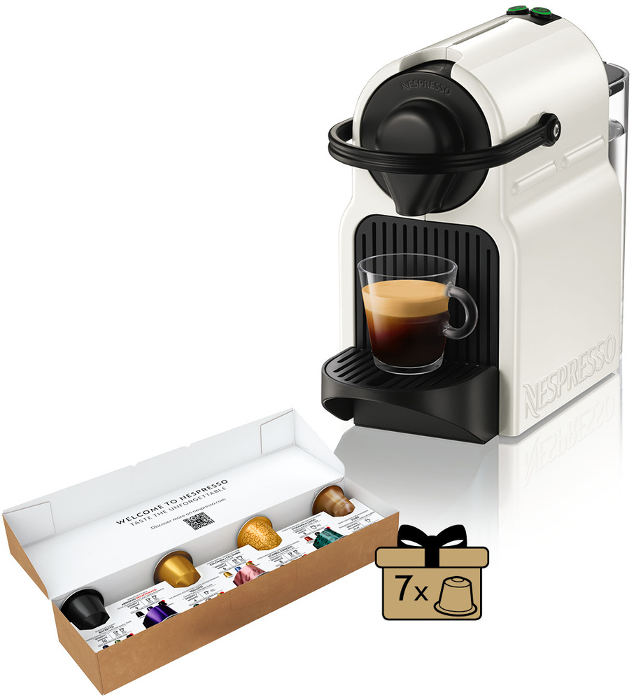 Kapsulový kávovar Krups Nespresso Inissia XN100110 biely